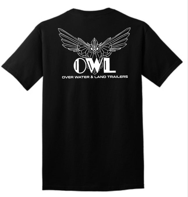 OWL Black Short Sleeve Tshirt