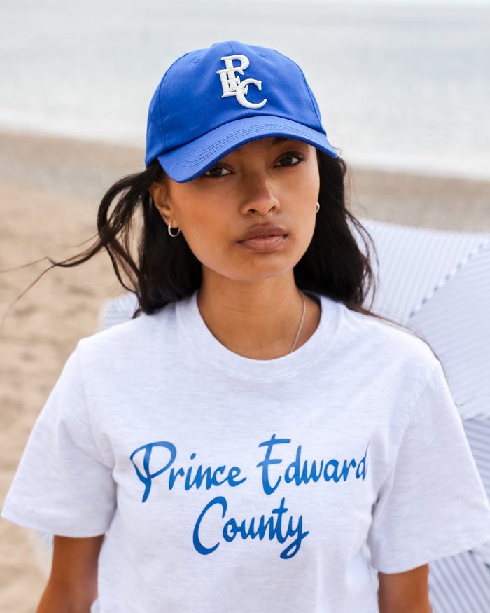 Made in Canada 100% Cotton PEC Baseball Hat Royal Blue - Province of Canada