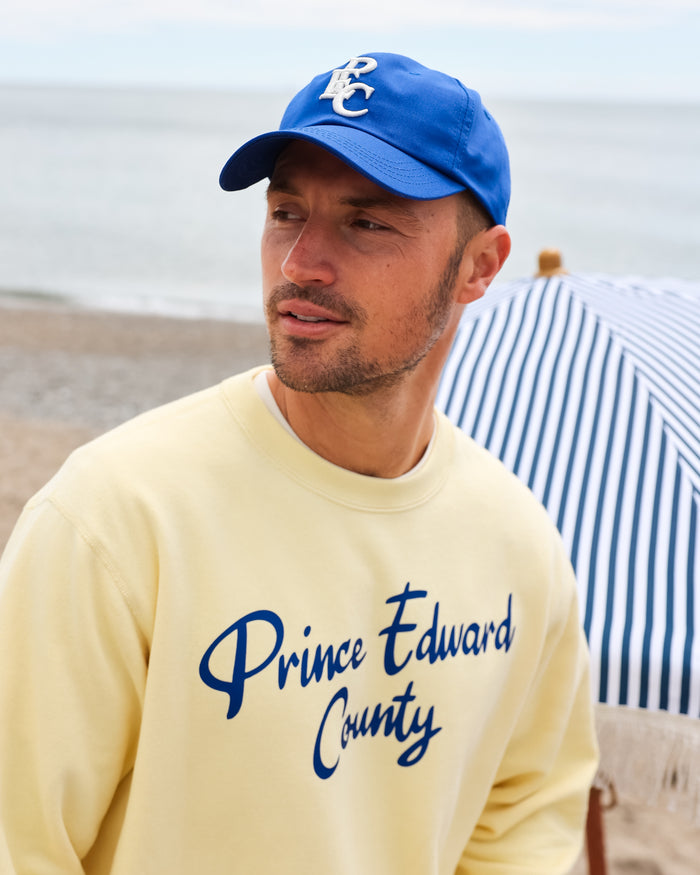 Made in Canada 100% Cotton PEC Baseball Hat Royal Blue - Province of Canada