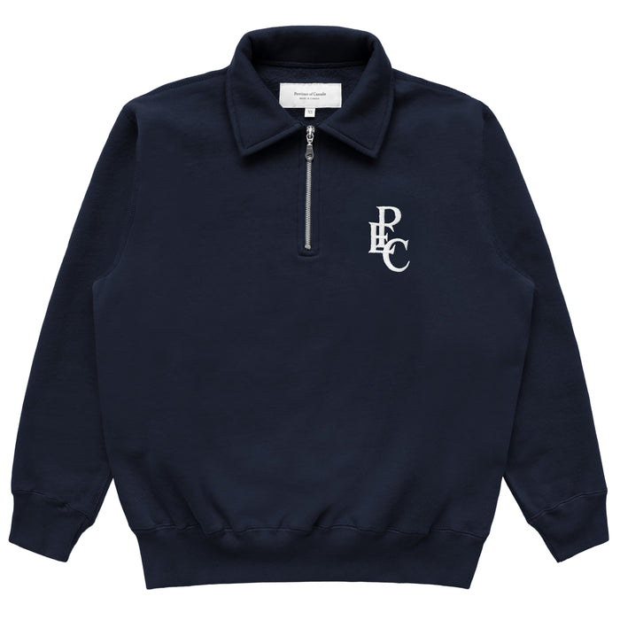 Made in Canada Prince Edward County Half Zip Flag Fleece Sweatshirt - Unisex - Province of Canada