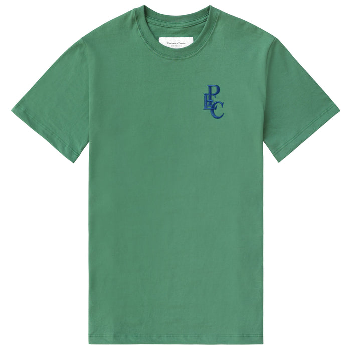 Made in Canada 100% Organic Cotton  Prince Edward County Tee Green - Unisex - Province of Canada