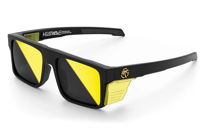 Rayth Z87+ safety sunglasses by Heat Wave Visual, static view of the photochromic lens