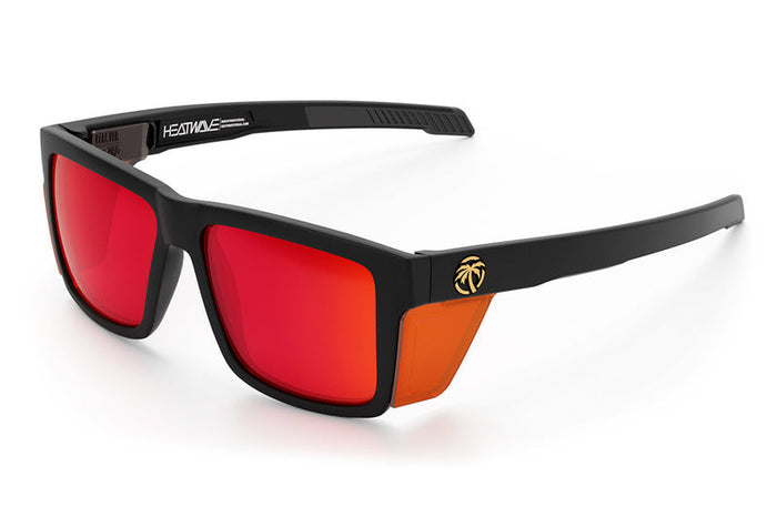 Heat Wave Visual Performance Vise ANSI Z87+ safety sunglasses with tropical lens and side shields
