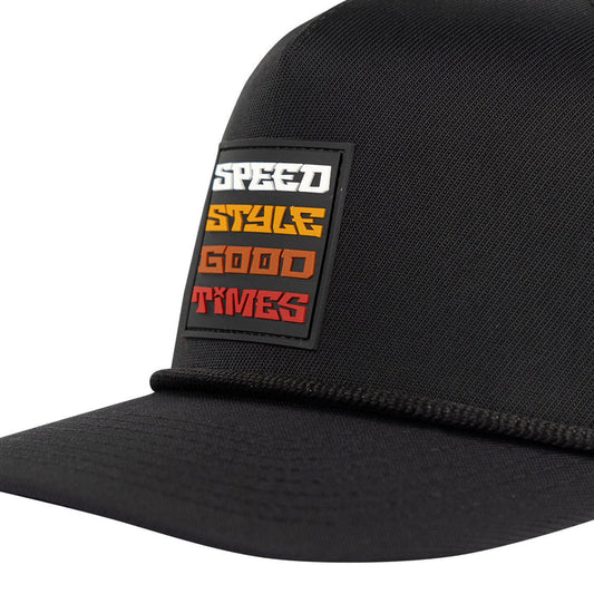 Fasthouse Pillar 110 hat in black, alternate product view
