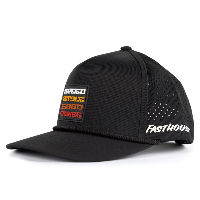 Fasthouse Pillar 110 hat in black