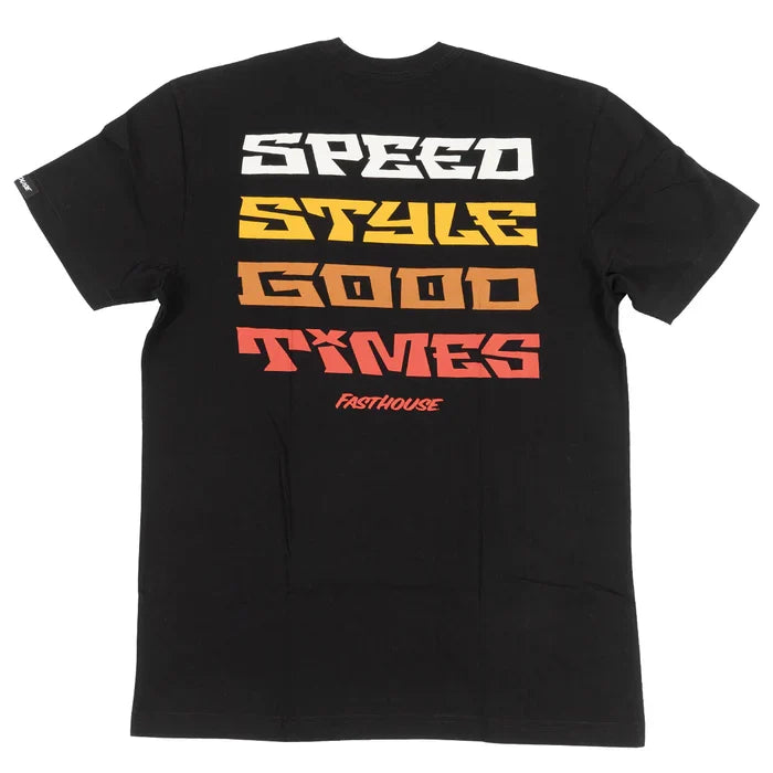 Fasthouse Pillar short-sleeve graphic t-shirt in black