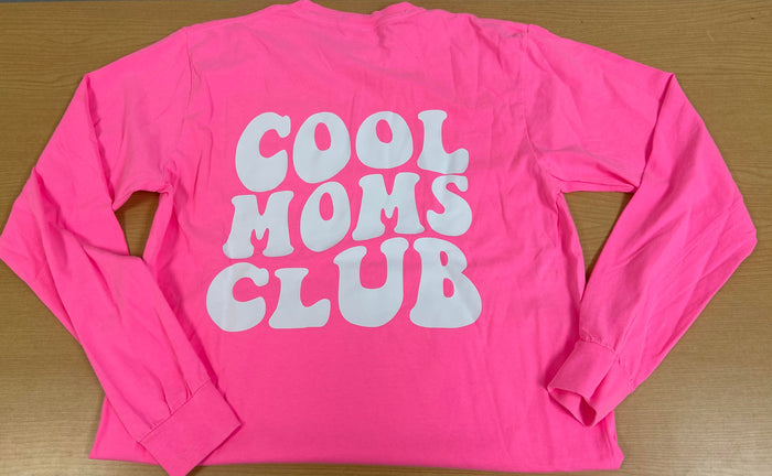 Pink Cool Moms Club Tee