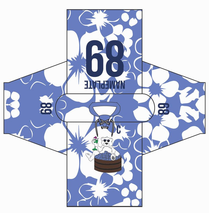 Polar Bears RHL Alternate Hawaiian Hockey Jersey