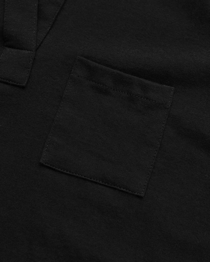 Made in Canada 100% Cotton Popover Dress Black - Province of Canada Little Black Dress