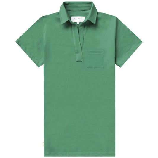 Made in Canada 100% Cotton Popover Dress Green - Province of Canada