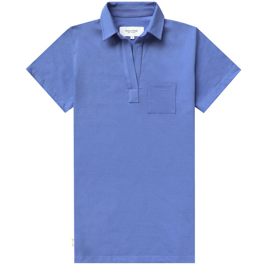 Made in Canada 100% Cotton Popover Dress Periwinkle - Province of Canada