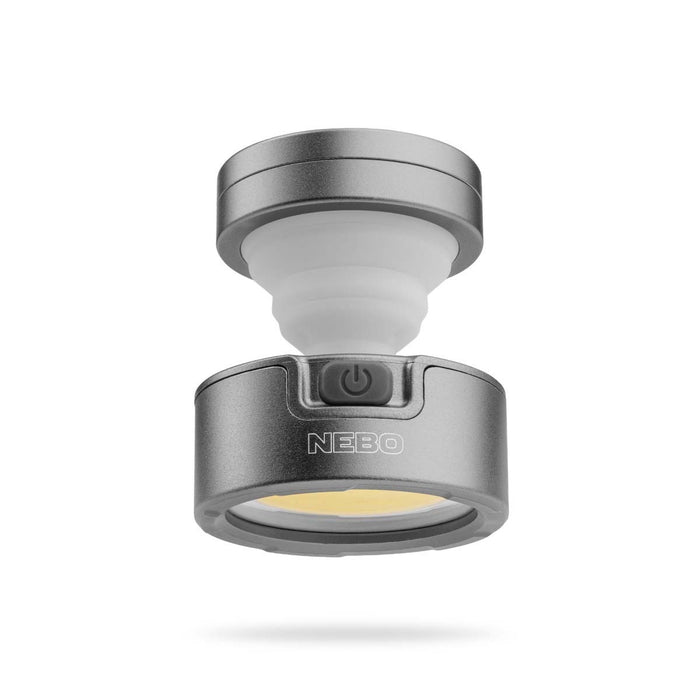 Nebo Poppy Puck light in light gray