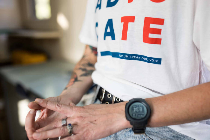 POW AdVOcaTE Tee - White