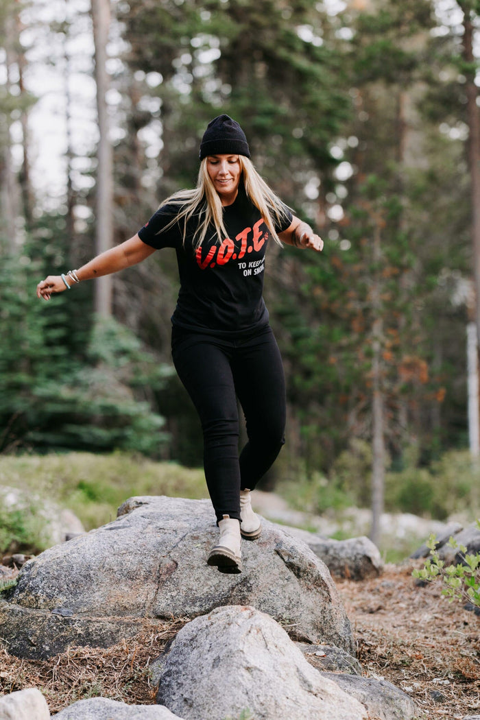 POW Dare to Vote Tee