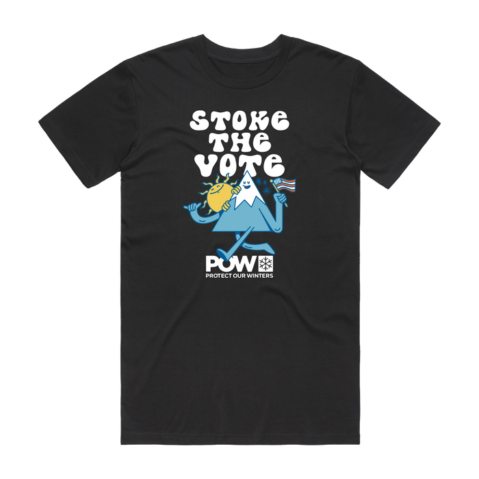 POW Hannah Eddy "Stoke The Vote" Tee - Black