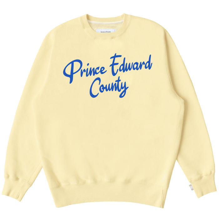 Made in Canada Prince Edward County Sweatshirt Butter - Unisex - Province of Canada