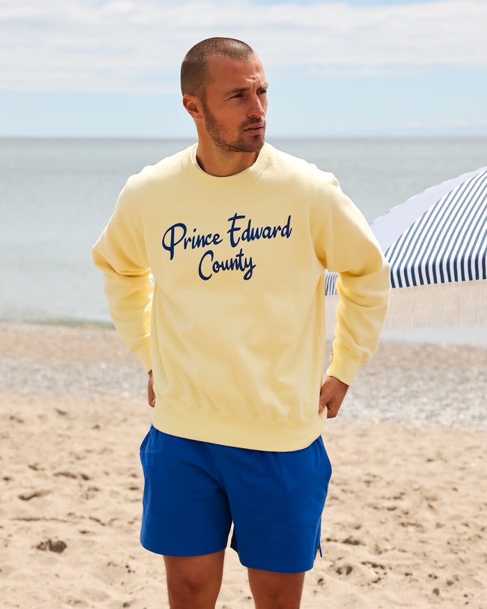 Made in Canada Prince Edward County Sweatshirt Butter - Unisex - Province of Canada
