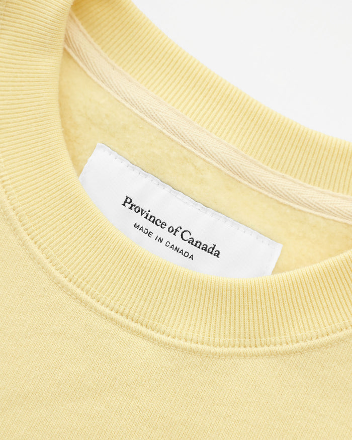 Made in Canada Prince Edward County Sweatshirt Butter - Unisex - Province of Canada