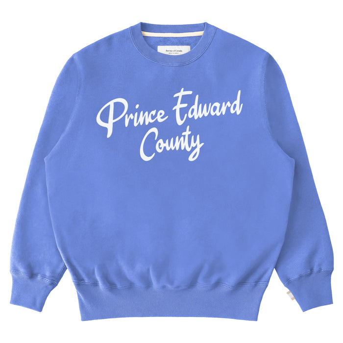 Made in Canada Prince Edward County Sweatshirt Periwinkle - Unisex - Province of Canada