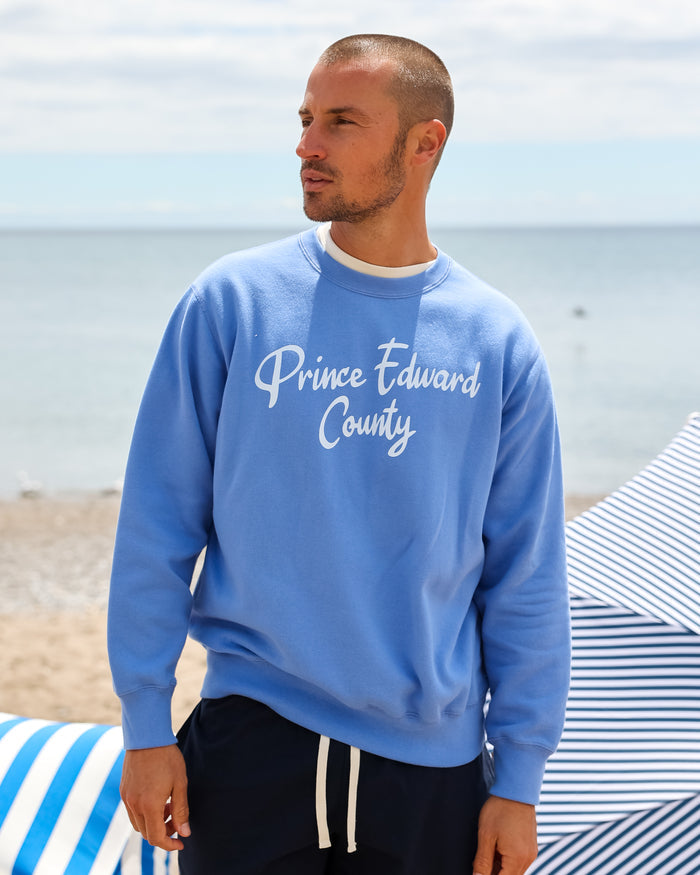 Made in Canada Prince Edward County Sweatshirt Periwinkle - Unisex - Province of Canada