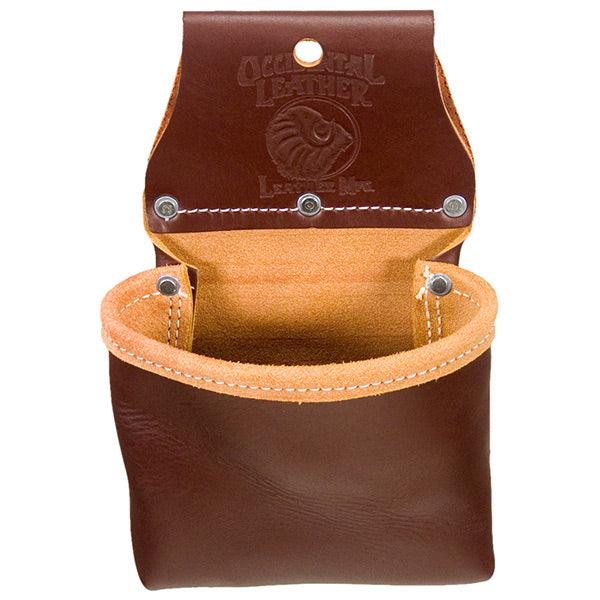 Occidental Leather Pro utility bag, angled view of the pocket layout