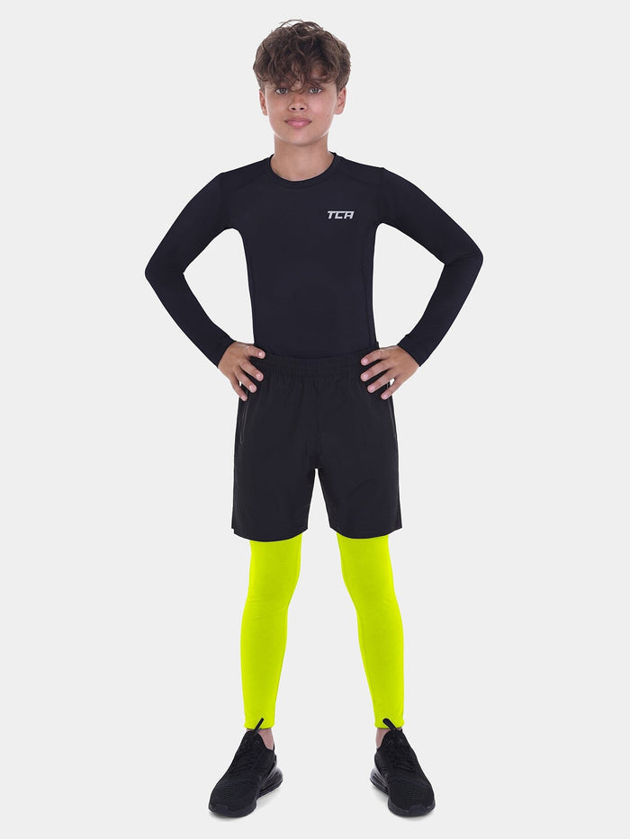 Pro Performance Compression Base Layer Tights For Boys