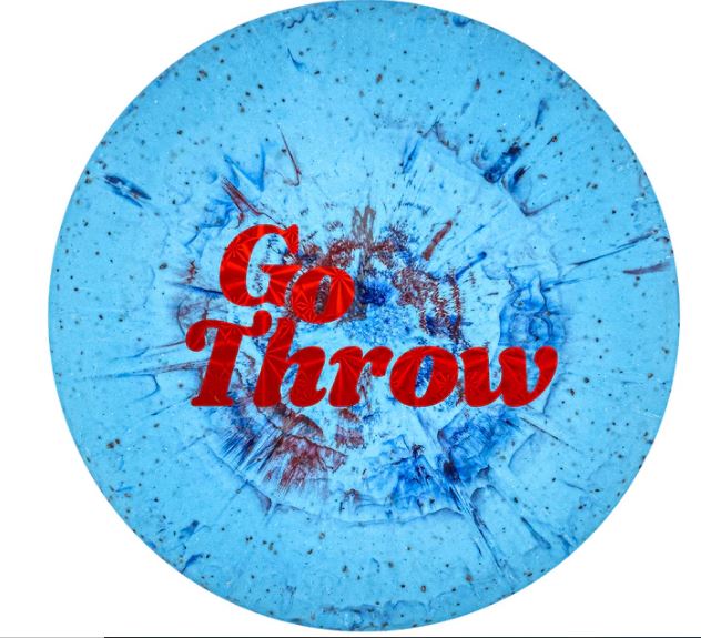 300 Firm Color Fractal Plastic / 170-174g / GoThrow Logo