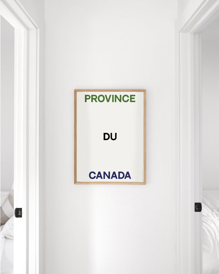 Province du Canada Print