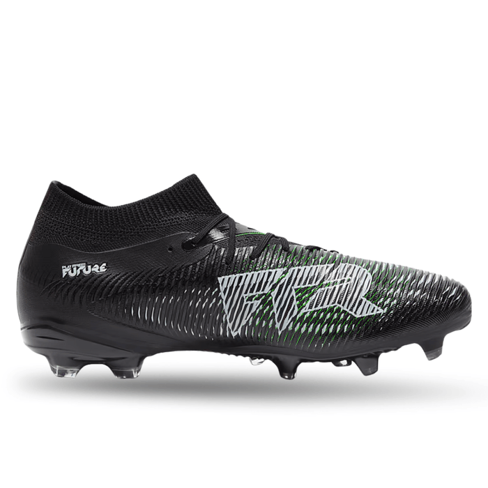 Puma Future 8 Match FG/AG Soccer Cleats (Black/Cool Grey) | SoccerWearhouse