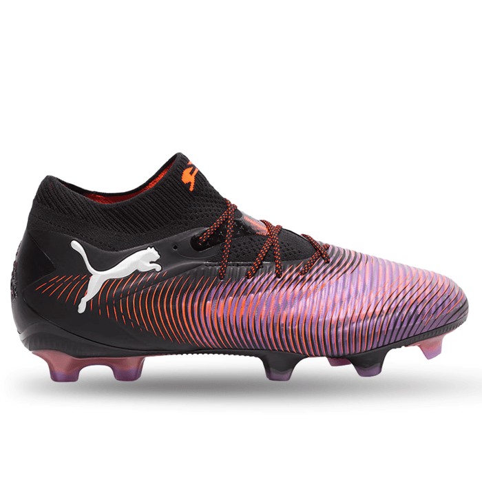 Puma Future 8 Ultimate FG Soccer Cleats (Black/Glowing Red) | SoccerWearhouse