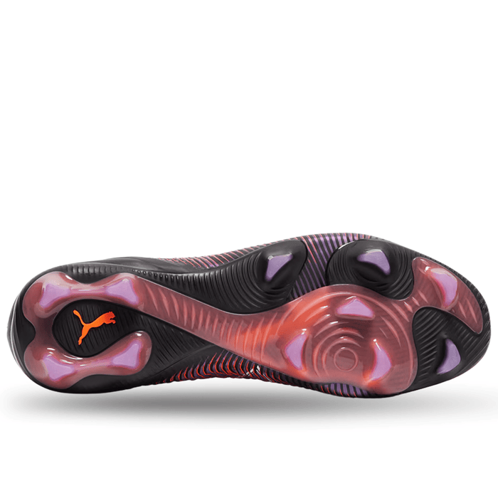 Puma Future 8 Ultimate FG Soccer Cleats (Black/Glowing Red) | SoccerWearhouse