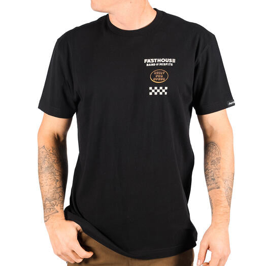 Fasthouse Pursuit graphic t-shirt in black, additional product view