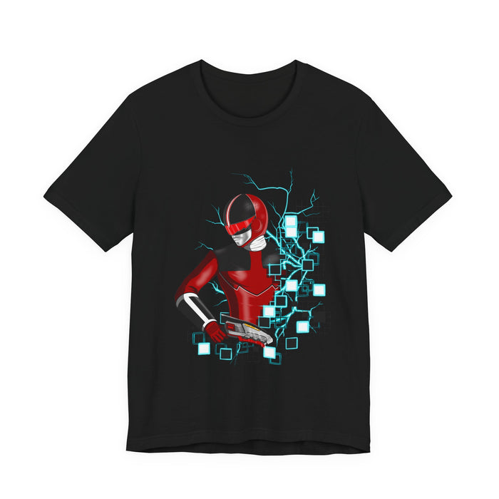 Quantum Ranger Tee Super Sentai T Shirt Custom Graphic Art Cosplay Shirts Rangers Retro Vintage 90s