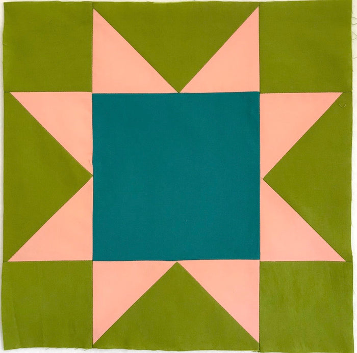Quilting: Piece a Sawtooth Star Block