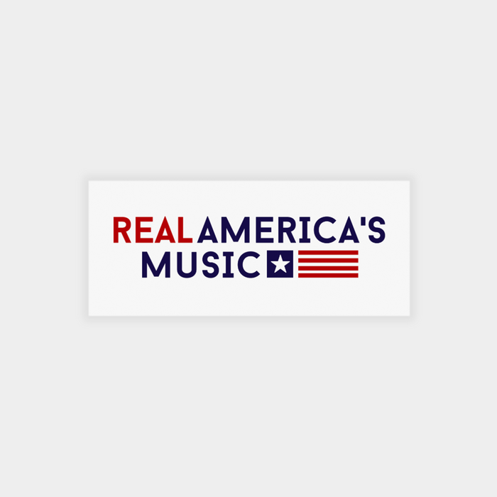 Real America’s Music Bumper Sticker (Set of 2)