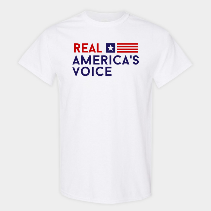 Real America’s Voice™ Classic Fine Jersey T-Shirt, White