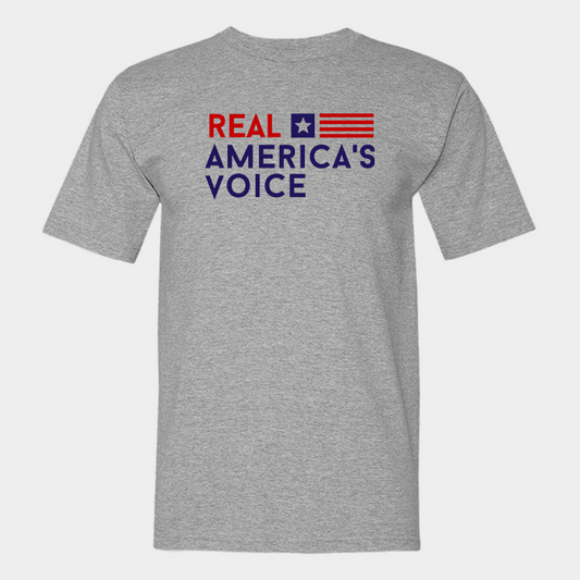 Real America’s Voice™ Classic Tee – Dark Ash