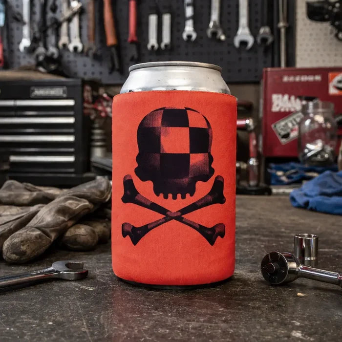 Fasthouse Render can koozie in tangerine