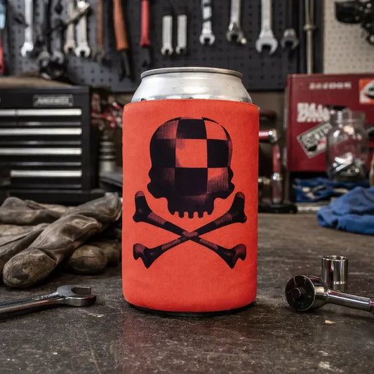 Fasthouse Render can koozie in tangerine