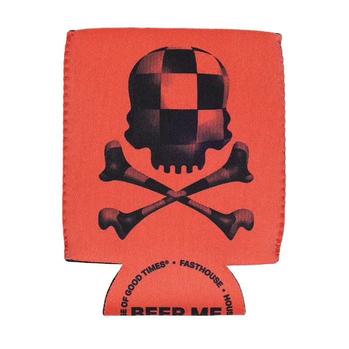 Fasthouse Render can koozie in tangerine, alternate product view