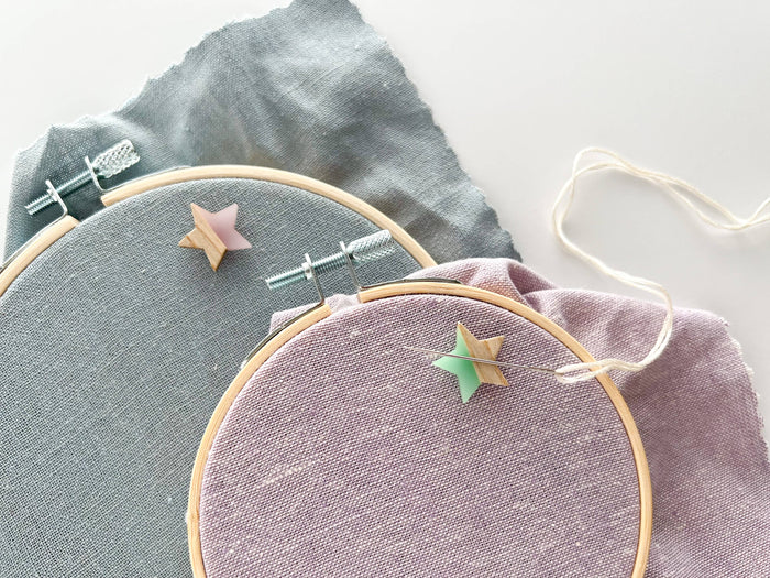 Resin and Wood Needle Minders