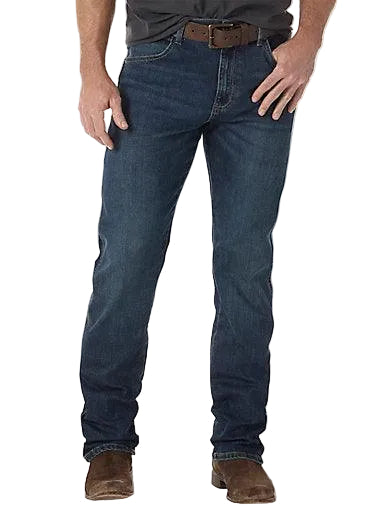 Wrangler Retro slim fit straight leg jean in Portland wash, alternate product view