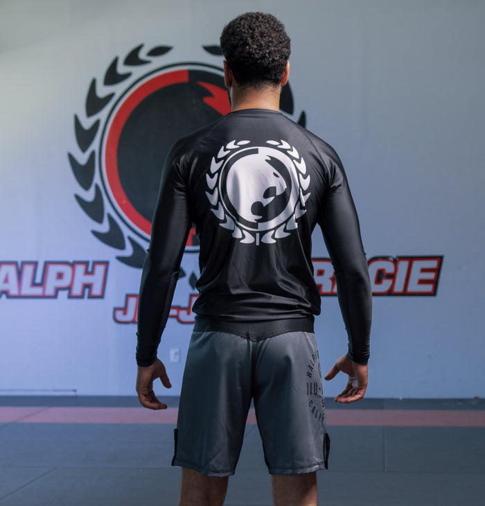 RG Emblem Long Sleeve Rashguard - Black