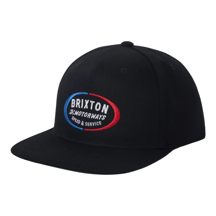 Brixton Rhett snapback hat in black