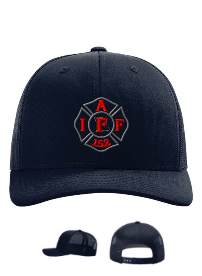 Richardson Trucker Hat-IAFF (Navy Blue)