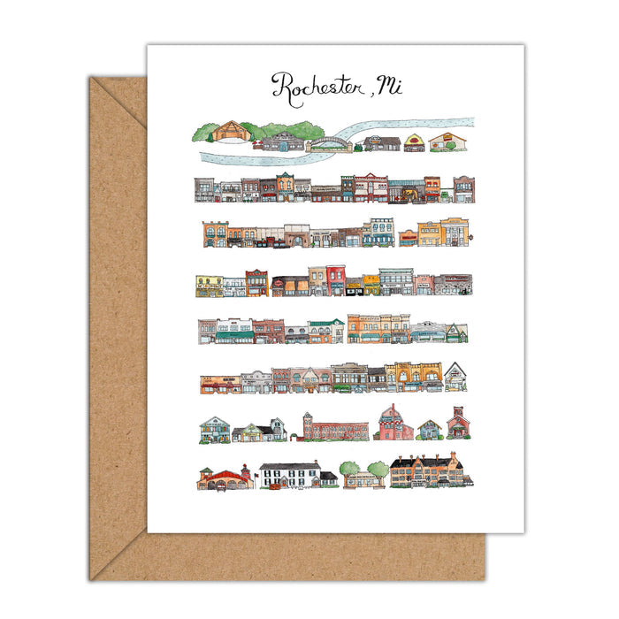 Rochester, MI Greeting Card
