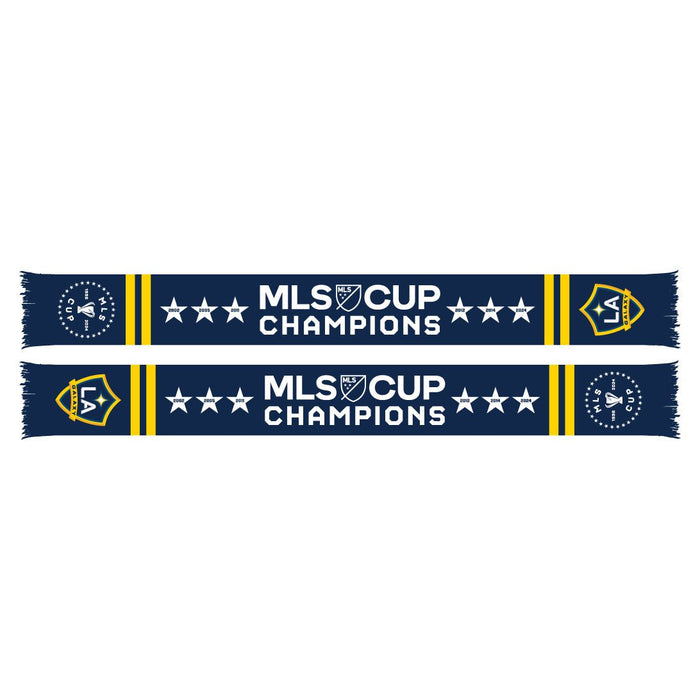 Ruffneck LA Galaxy 2024 Champions 6 - Star Scarf (Navy) | SoccerWearhouse