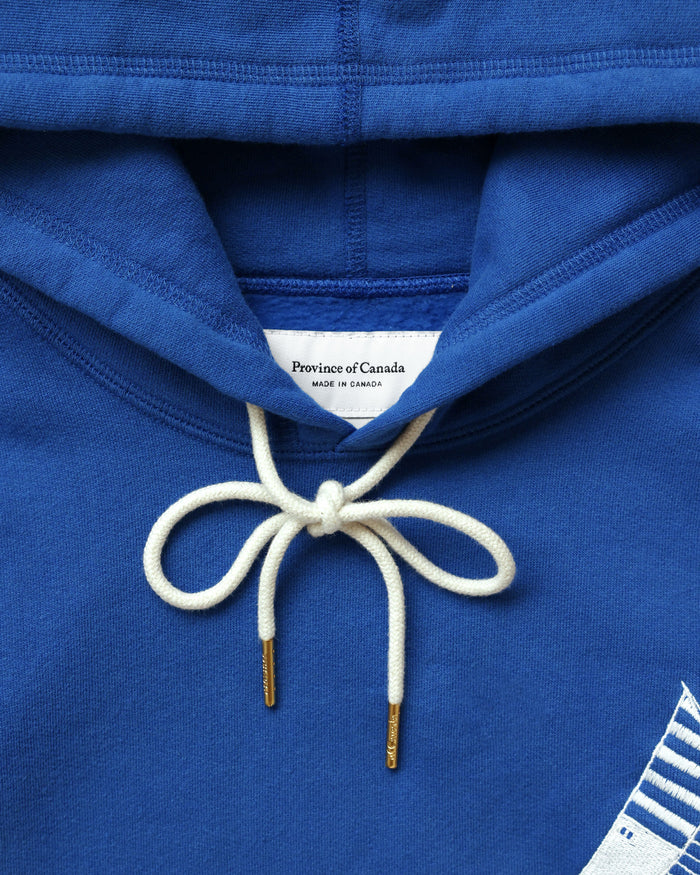 Made in Canada Sailboat Fleece Hoodie Blue - Unisex - Province of Canada