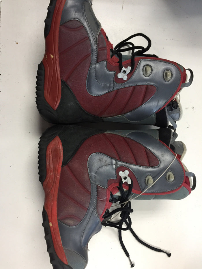 Salomon Dialogue Blue/Red Mens Size Specific 6.5 Used Snowboard Boots
