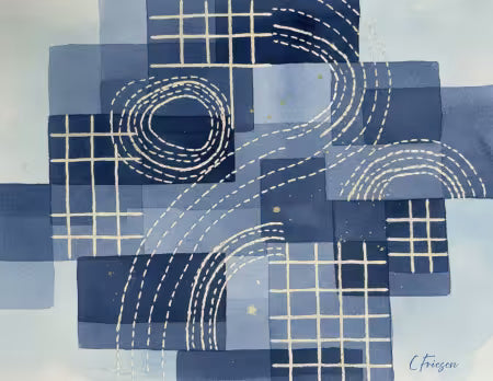 Sashiko Greeting Cards - Blank